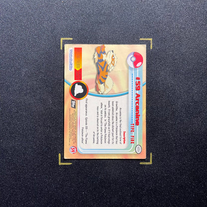 Arcanine #59 - 1999 Topps TV