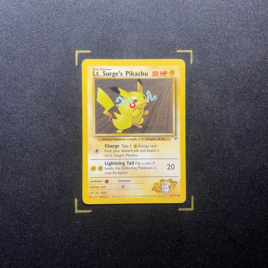 Lt. Surge's Pikachu - Gym Heroes (G1)