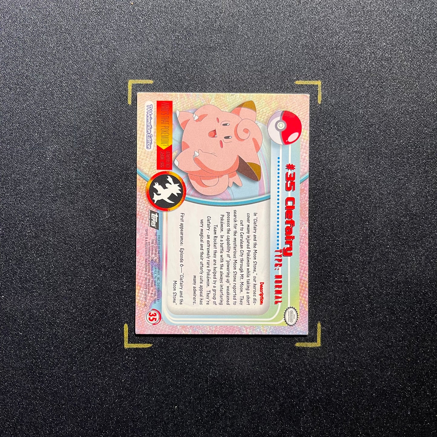 Clefairy #35 - 1999 Topps TV