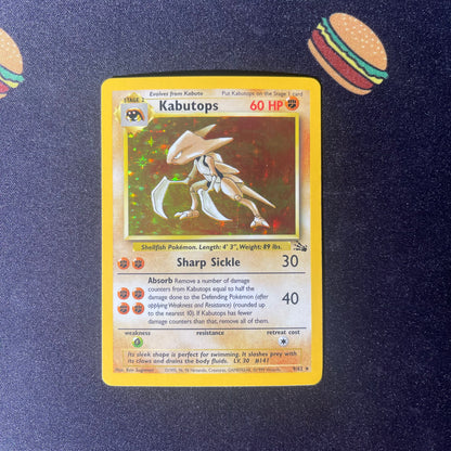 Kabutops (9) - Fossil (FO) - Holo