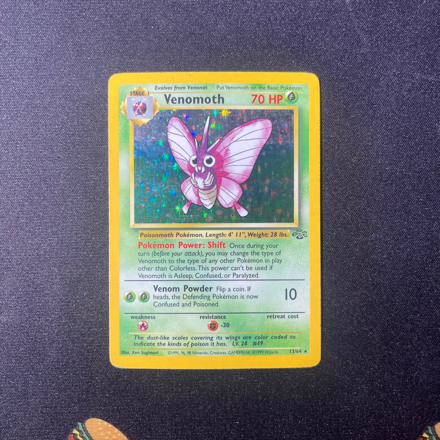 Venomoth (13) - Jungle (JU) - Holo