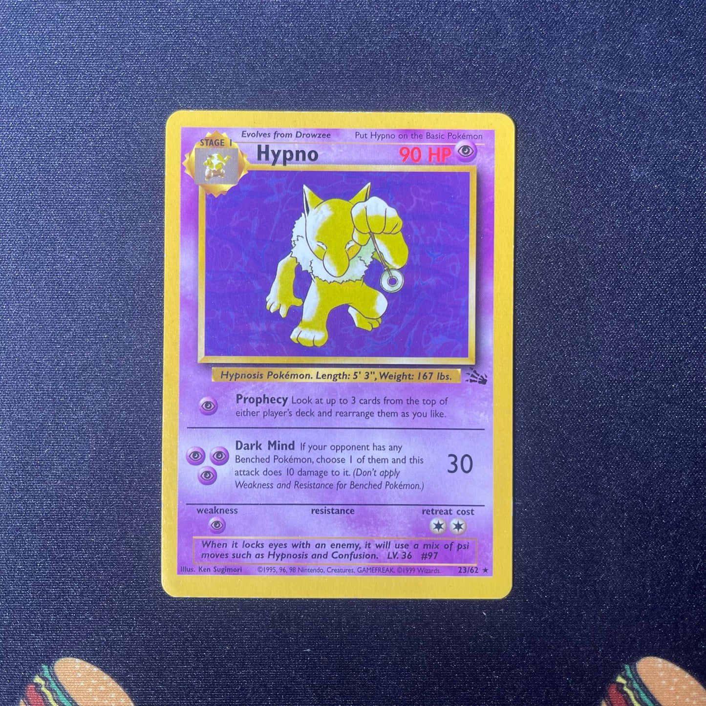 Hypno (23) - Fossil (FO) - Non Holo