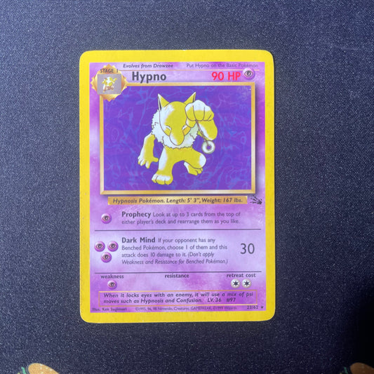 Hypno (23) - Fossil (FO) - Non Holo