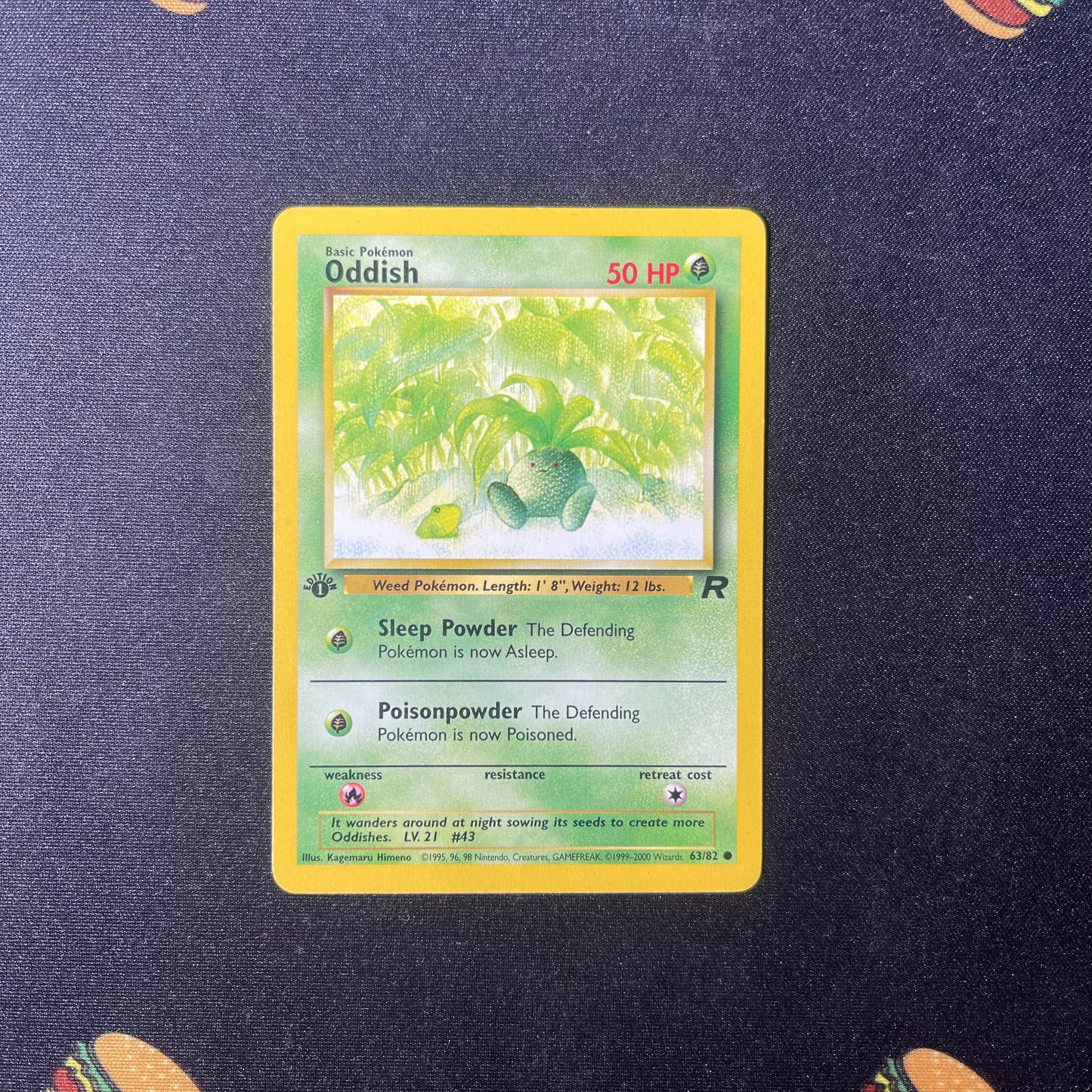 Oddish (63) - Team Rocket (TR) - 1st Edition