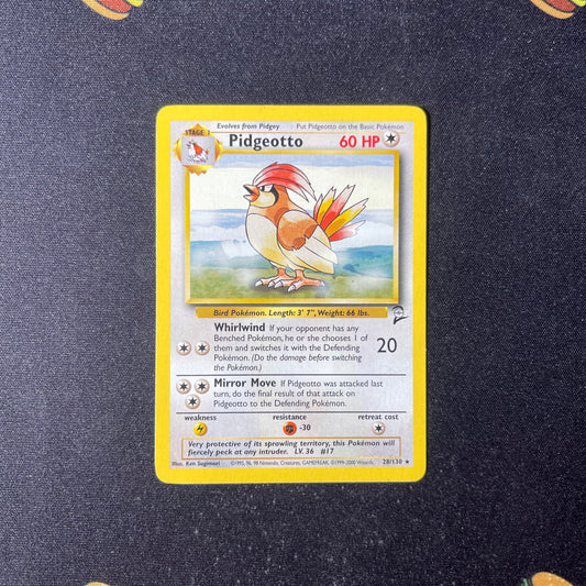 Pidgeotto (28) - Base Set 2 (BS2)