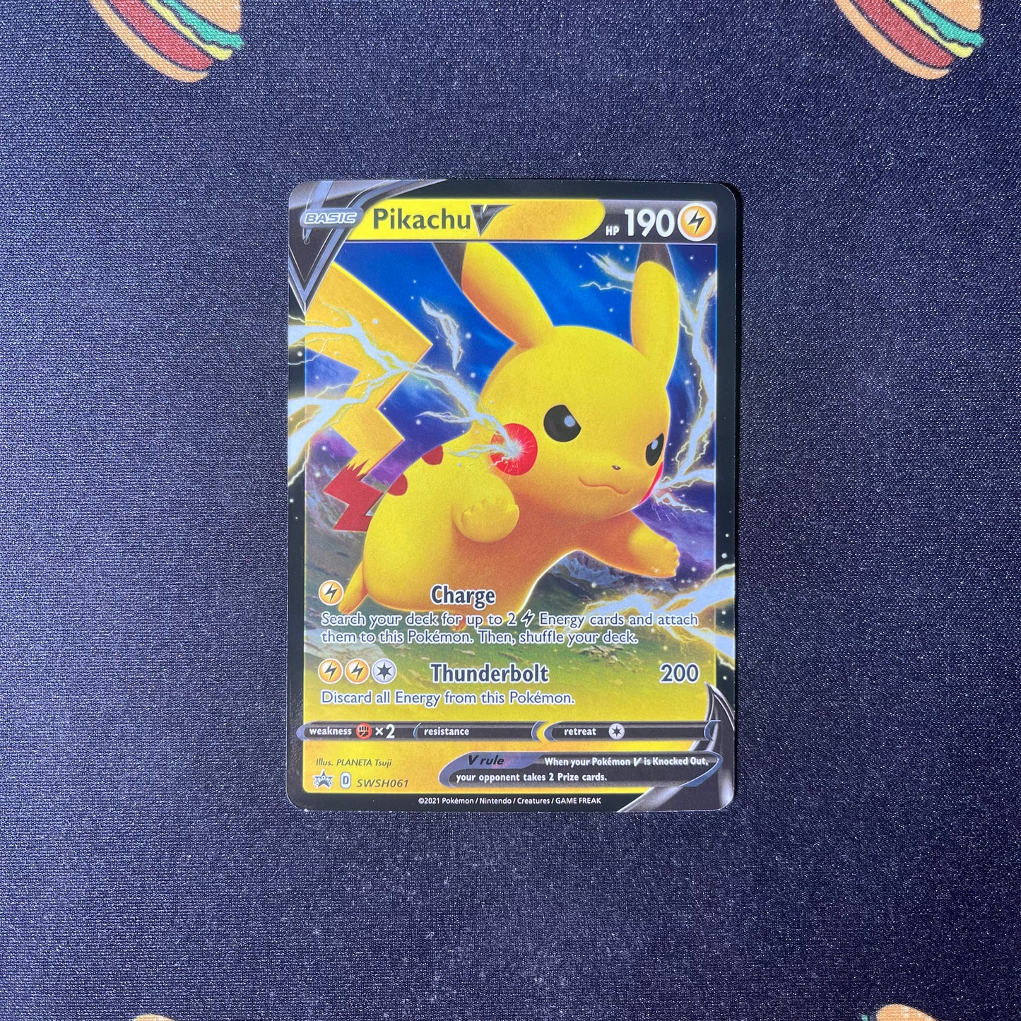 Pikachu V - SWSH061 - SWSH: Sword & Shield Promo Cards (SWSD)