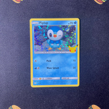 Piplup - 20/25 - McDonald's 25th Anniversary Promos (MCD21)