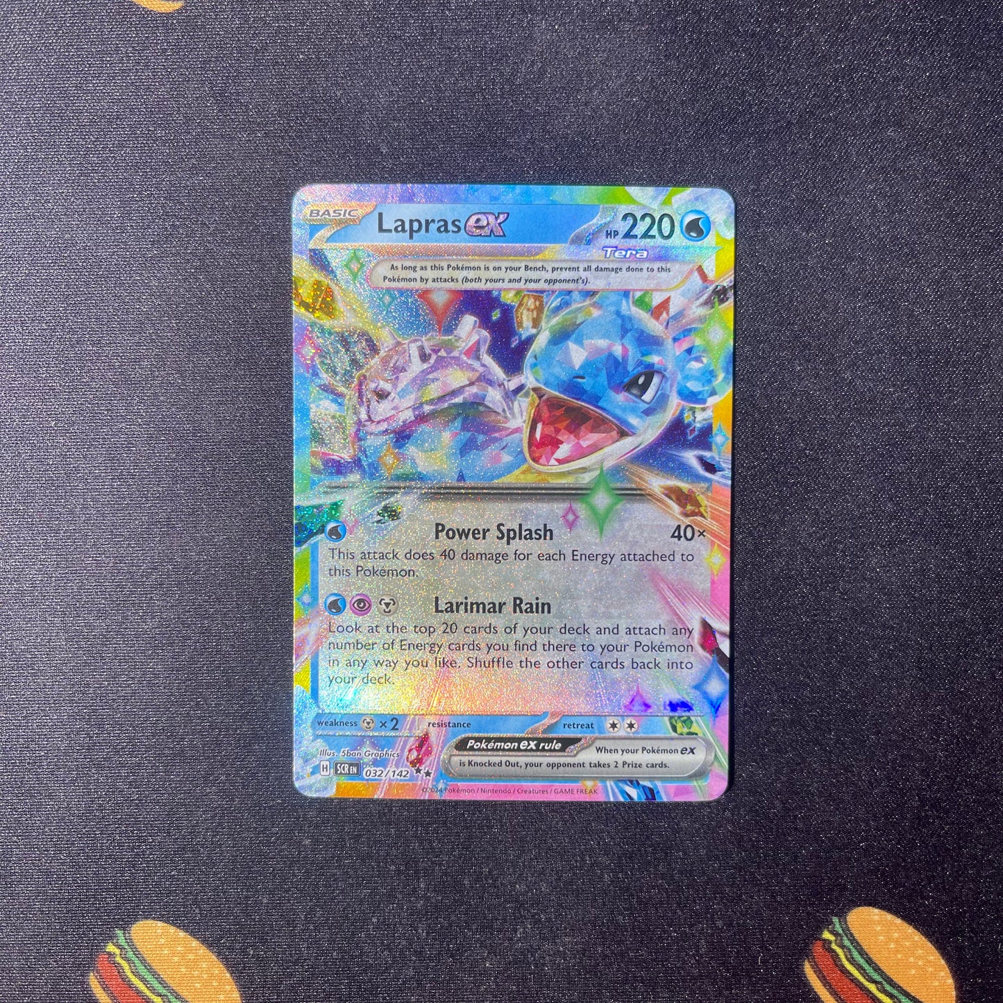 Lapras ex - 032/142 - SV07: Stellar Crown (SV07)