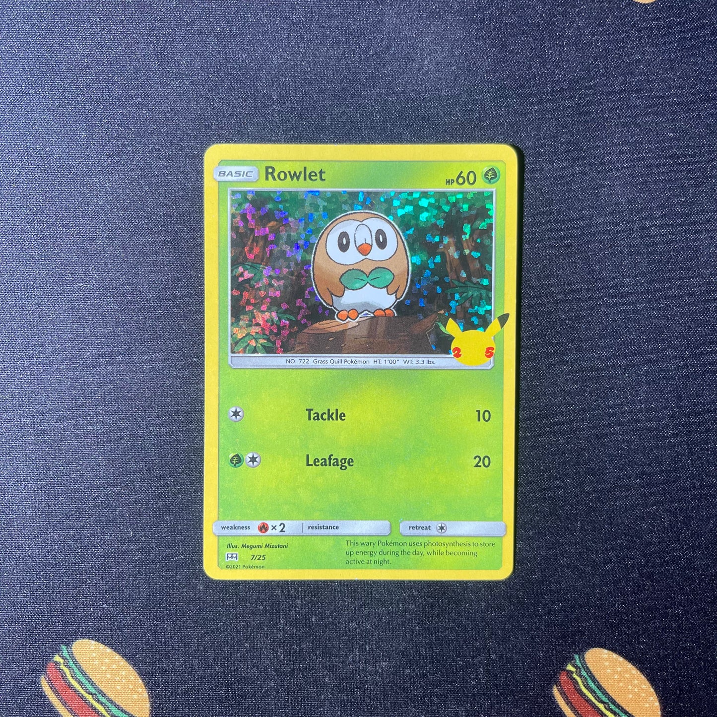 Rowlet - 7/25 - McDonald's 25th Anniversary Promos (MCD21)