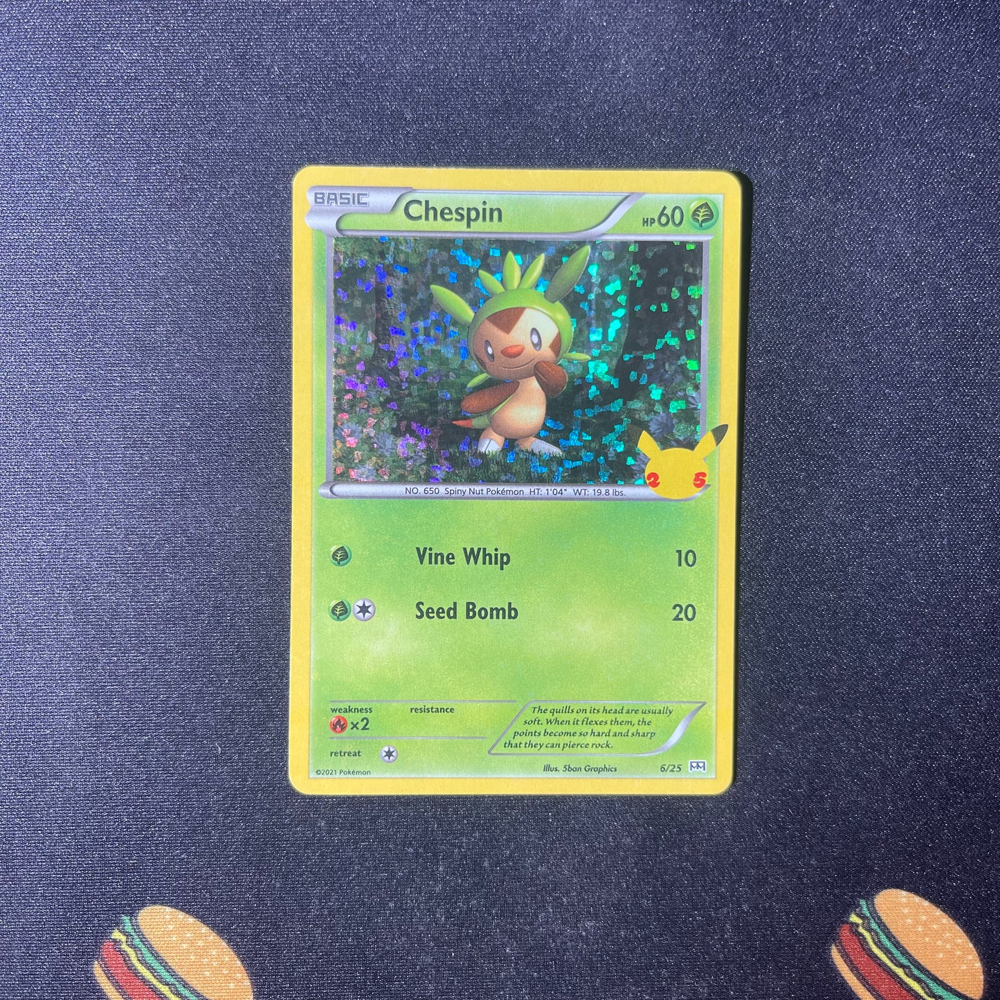 Chespin - 6/25 - McDonald's 25th Anniversary Promos (MCD21)